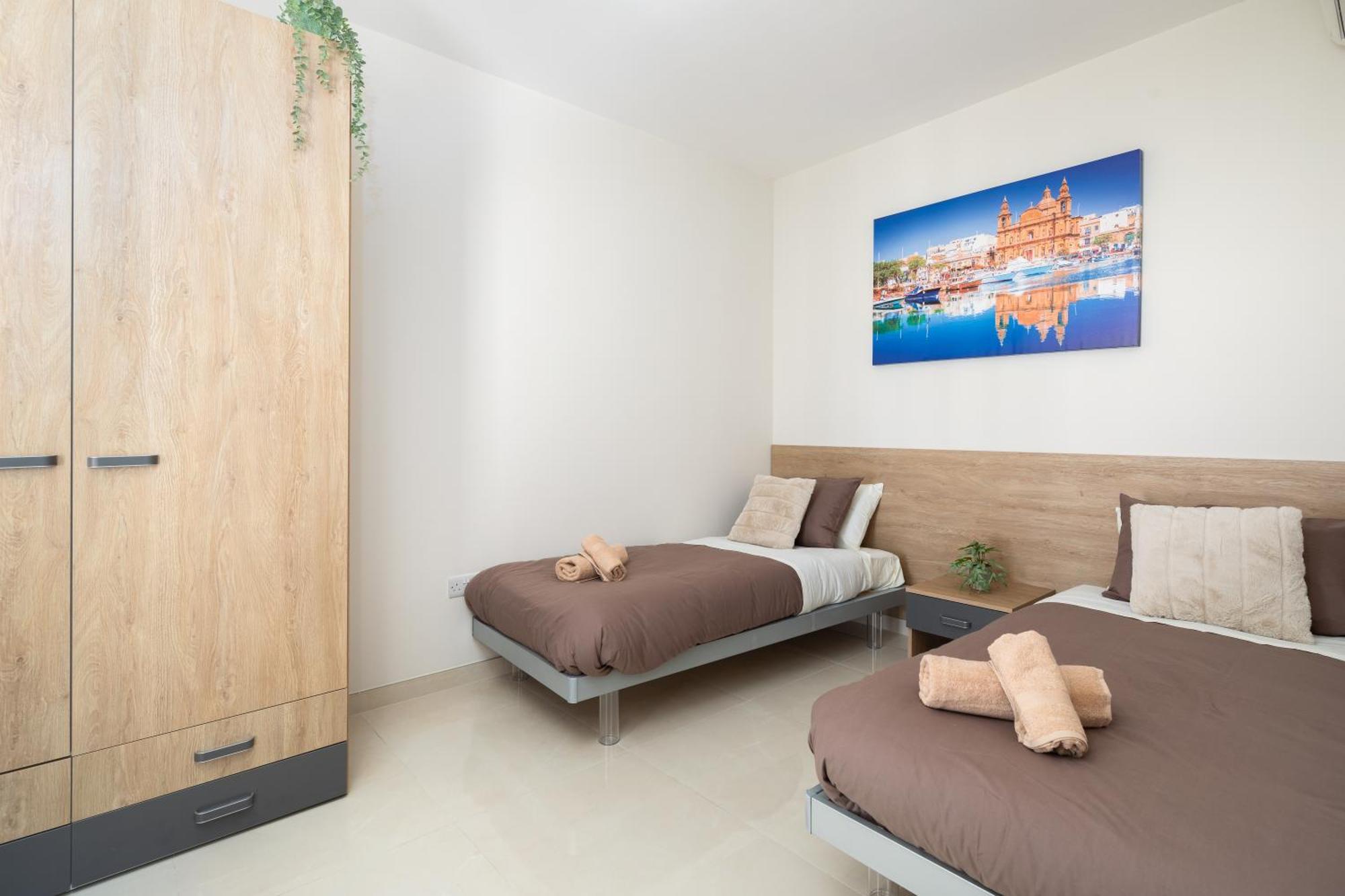 Edka Suites - Modern Sunlit 2Bd Apartments With Balconies - Close To Sliema Promenade, St Julian'S & St Georges Bay Gzira المظهر الخارجي الصورة